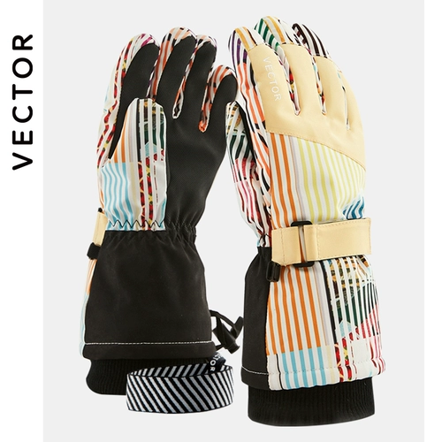 Детские лыжные водонепроницаемые перчатки, удерживающий тепло дорожный комплект для мальчиков, цвет, подходит для подростков
