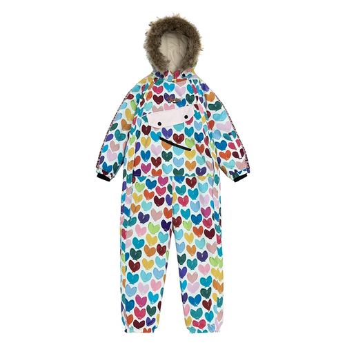 Детский лыжный утепленный дорожный лыжный костюм для мальчиков, сноубординг