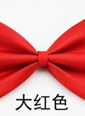男女童成人韩版蝴蝶结领花儿童领结领带红色领结学生演出背带裤夹