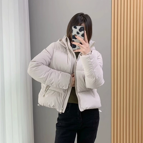 Удерживающий тепло ветрозащитный пуховик с капюшоном, куртка, Испания, коллекция 2022