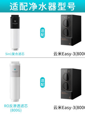 云米净水器滤芯反渗透RO原装正品