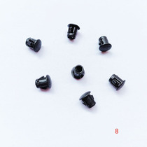 8MM blocked head round plastic hole stopper type plug screw cover stopper head furniture decoration lid security door cover ugly lid