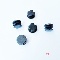 19MM blade flat round stopper pipe stopper plastic choke plug with foot stopper chair stool cushion foot stainless steel hole plug