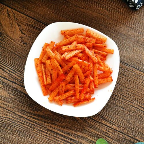 干烧牛筋广西玉林第二代亲青牛筋辣条面筋 8090麻辣怀旧零食 - 图0