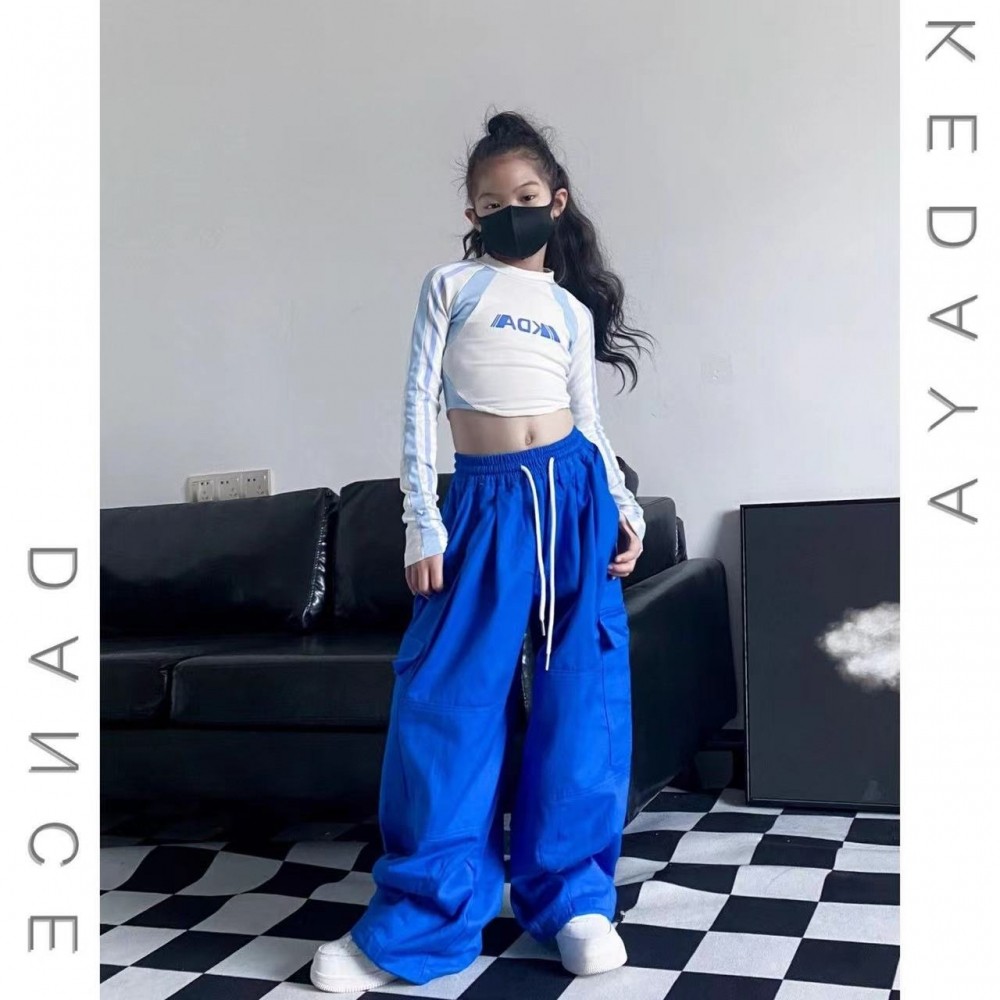 童装甜酷女童机车赛车风露脐修身T恤爵士舞上衣街舞时髦演出服潮,淘宝优惠券,粉丝福利购,淘宝优惠卷