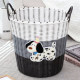 Ins cute puppy imitation rattan large capacity dirty clothes basket