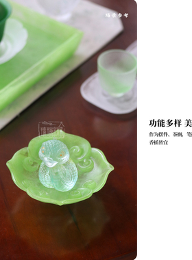 心缘甄蛇年吉祥灵蛇之珠生肖贺岁礼品创意家居摆件香器好友送礼