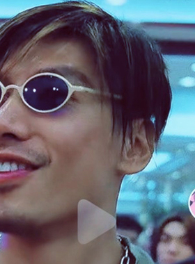 乌鸦哥眼镜椭圆小框太阳眼镜墨镜