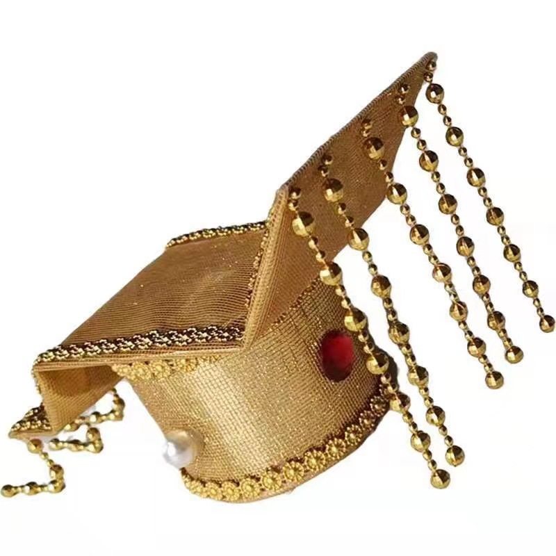 搞怪皇帝帽子汉朝唐龙帽皇上官员cos演出头饰儿童宫廷古装表演帽,淘宝优惠券,粉丝福利购,淘宝优惠卷