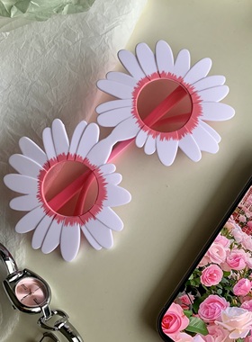 搞怪生日眼镜太阳花小雏菊墨镜女