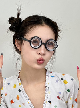 创意搞怪派对眼镜转动眼珠太阳镜