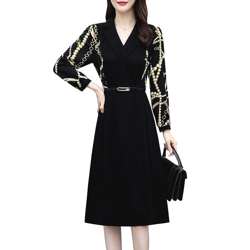 秋款女秋装2020年新款气质连衣裙 薇姿蔻连衣裙