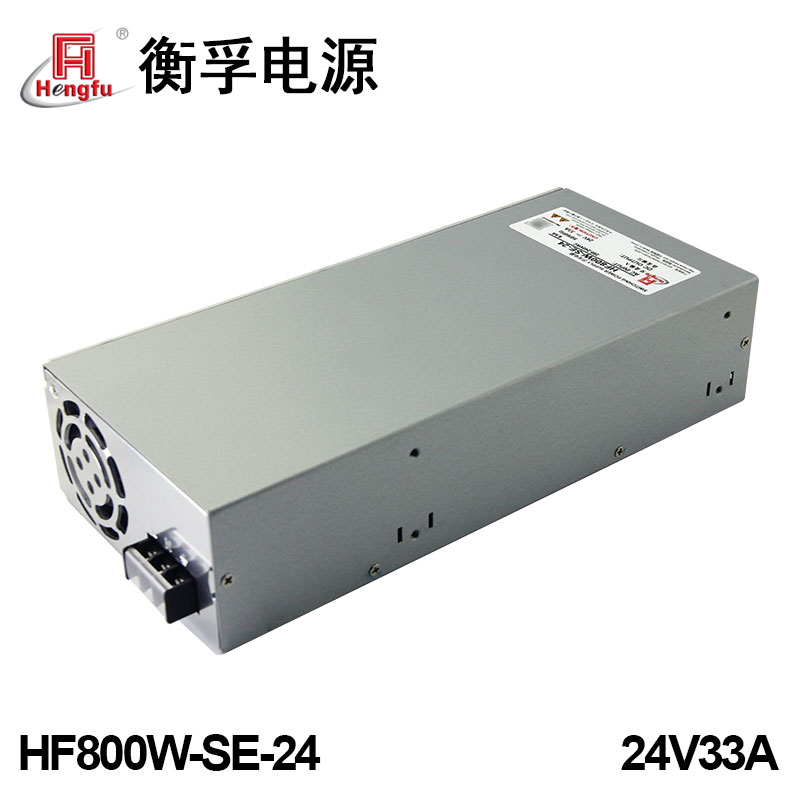 衡孚HF800W-SE-24直流稳压电源220转24V33A小体积大功率开关电源 - 图0