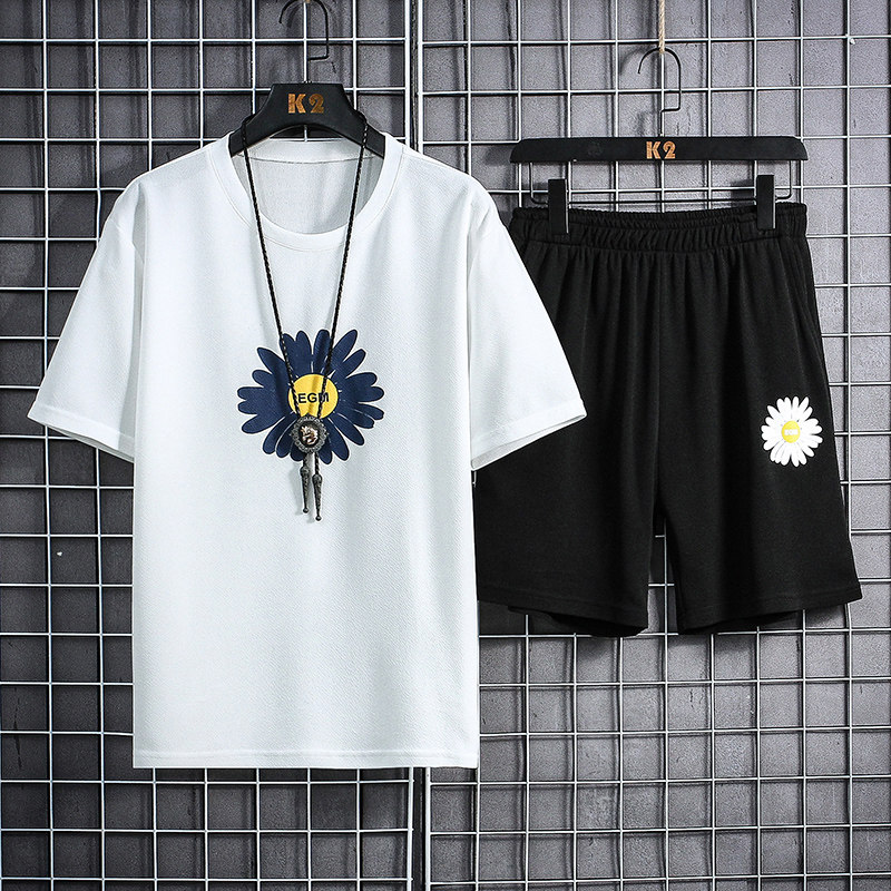 夏季冰丝圆领运动短袖休闲宽松t恤 巴蒂森T恤