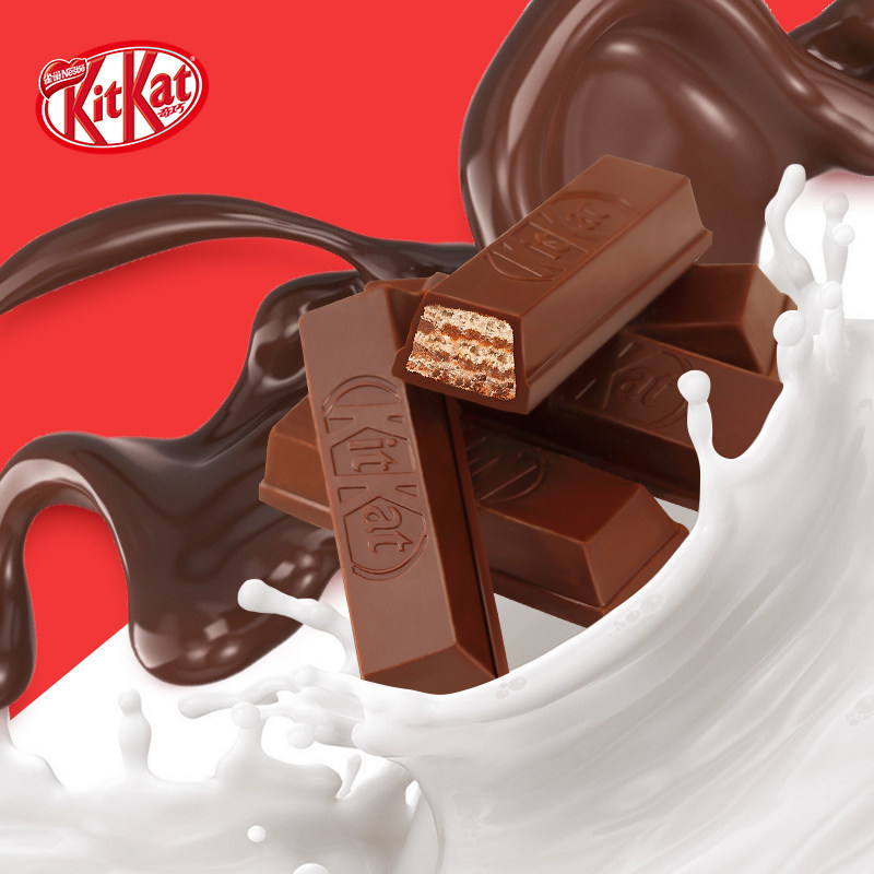 kitkat雀巢威化黑巧牛奶抹茶巧克力 kitkat雀巢奇巧巧克力制品