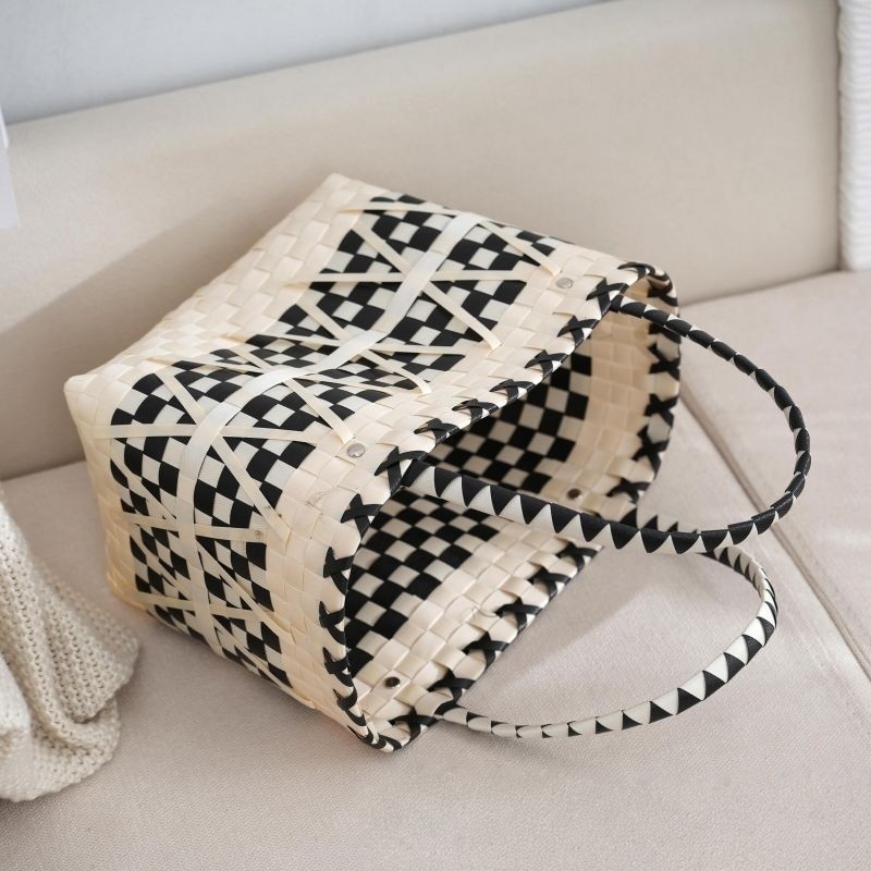 纯手工编织菜篮子大容量手提包购物袋海边百搭休闲度假野炊收纳篮,淘宝优惠券,粉丝福利购,淘宝优惠卷