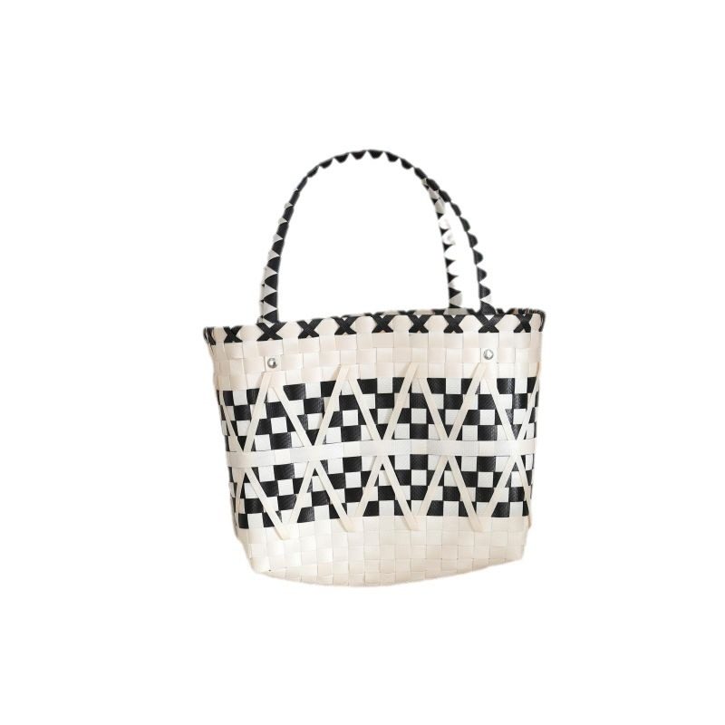 纯手工编织菜篮子大容量手提包购物袋海边百搭休闲度假野炊收纳篮,淘宝优惠券,粉丝福利购,淘宝优惠卷