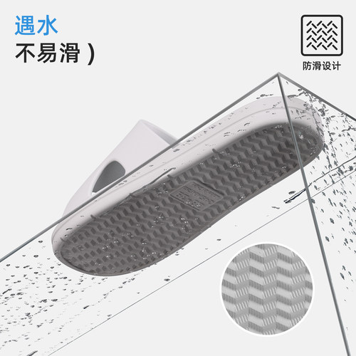 大码踩屎感拖鞋男夏季室内家居浴室洗澡情侣家用防滑防臭凉拖鞋女 - 图1