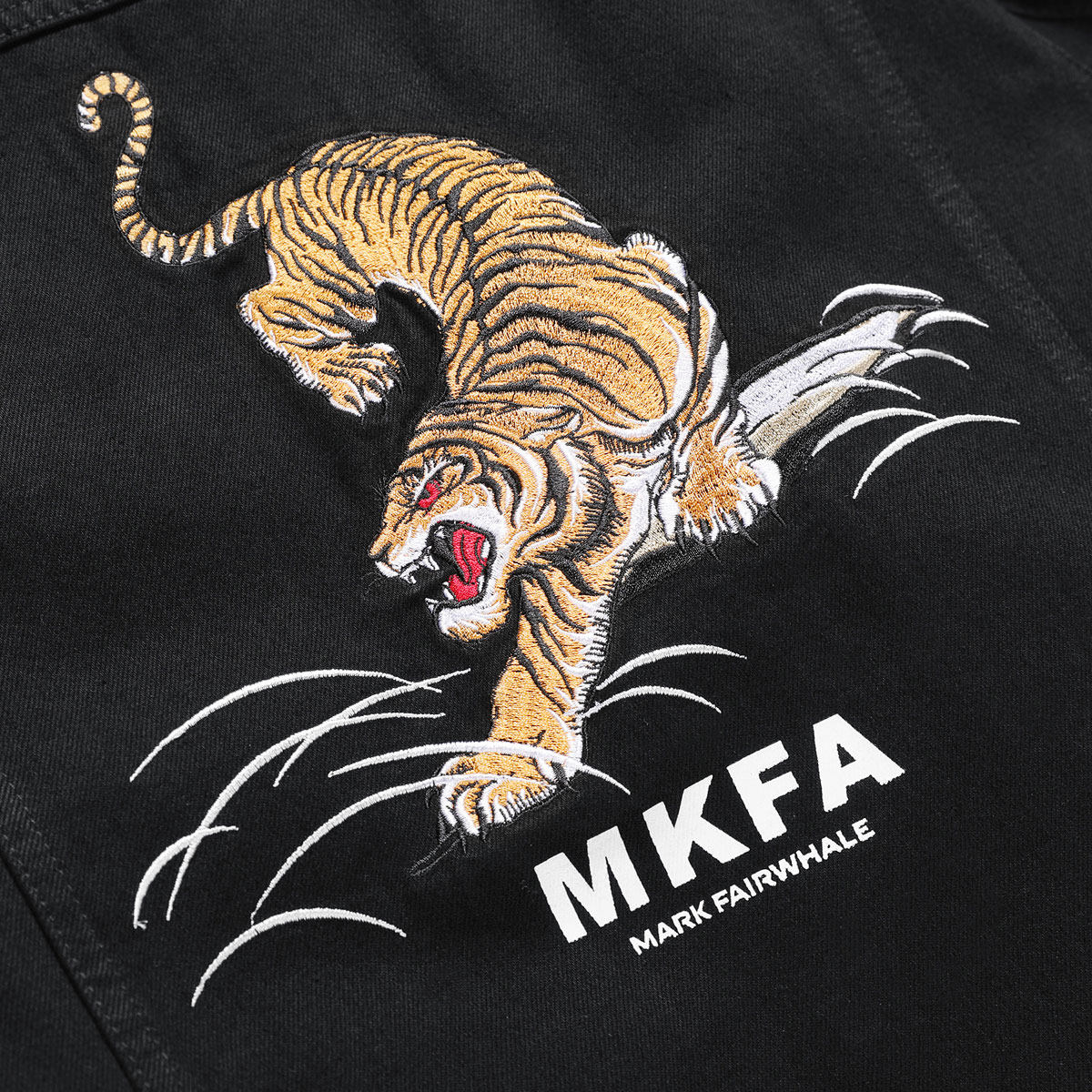 马克华菲刺绣牛仔男士2020秋季夹克 马克华菲康百夹克