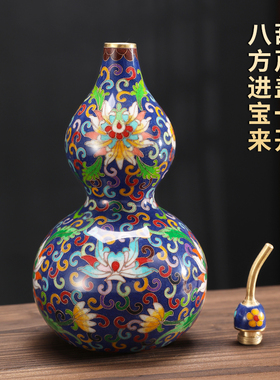 纯铜葫芦摆件办公室创意装饰品