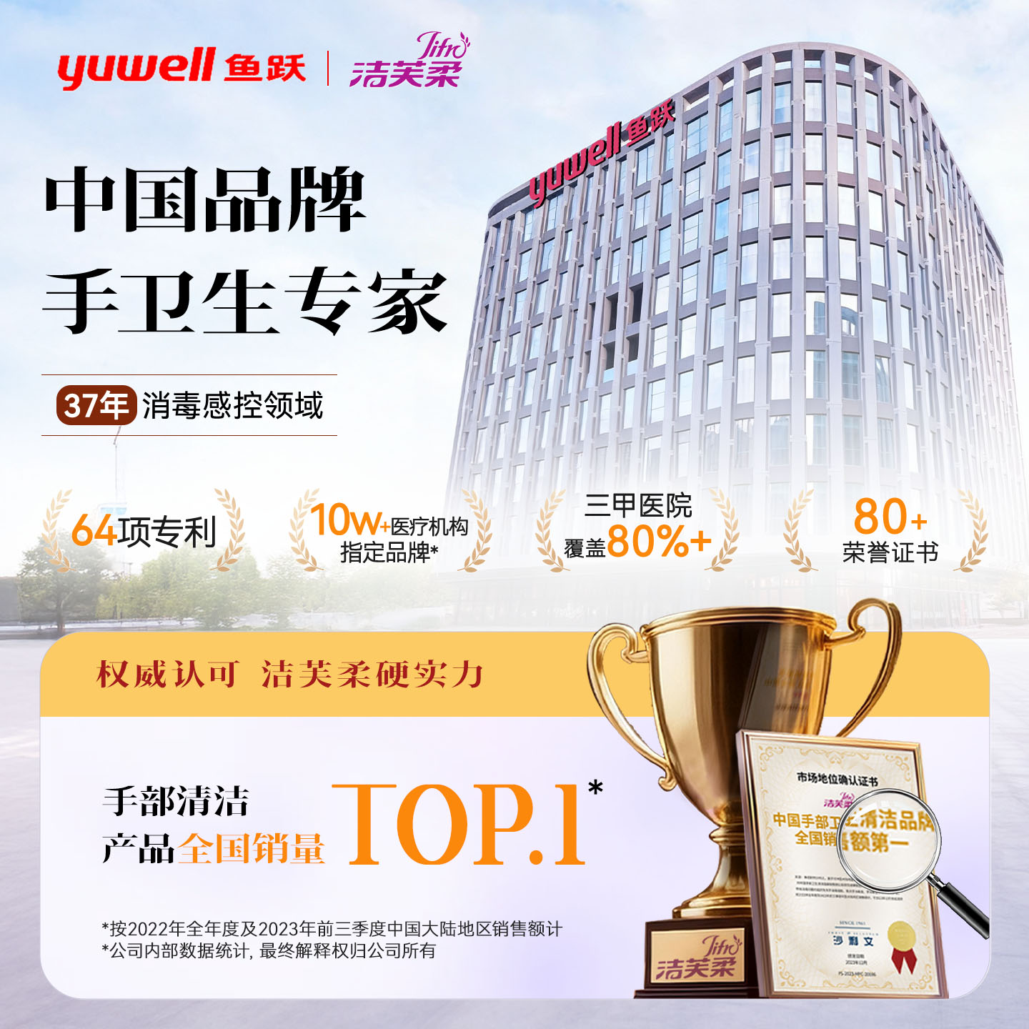 洁芙柔医护同款天然皂液液体香皂植物无磷洗手液家用除菌去污儿童