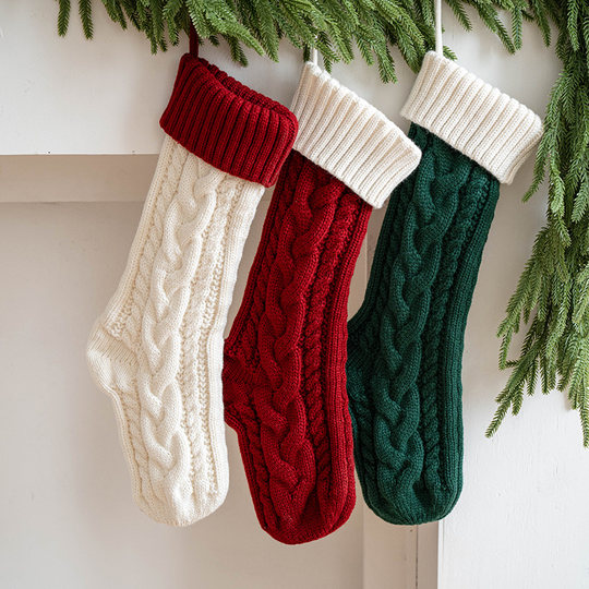 Высококачественные рождественские вязаные носки Hromeo из шерсти