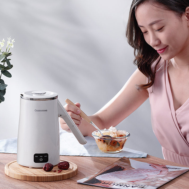 长虹便携式折叠保温一体自动烧水壶 长虹新概念电热水壶