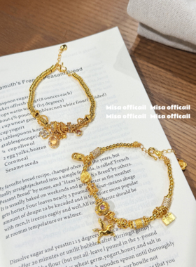 鎏金飞马｜龙心金店同款盘缠马年手链手环高级感设计感送礼小众女