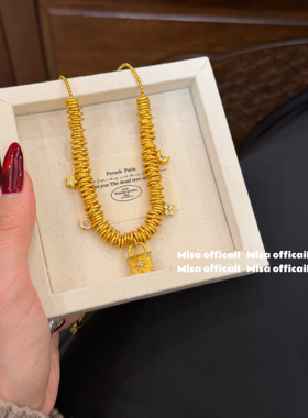 盘缠枷锁｜新中式盘缠锁扣手链手环毛衣链高级设计感小众星星女生