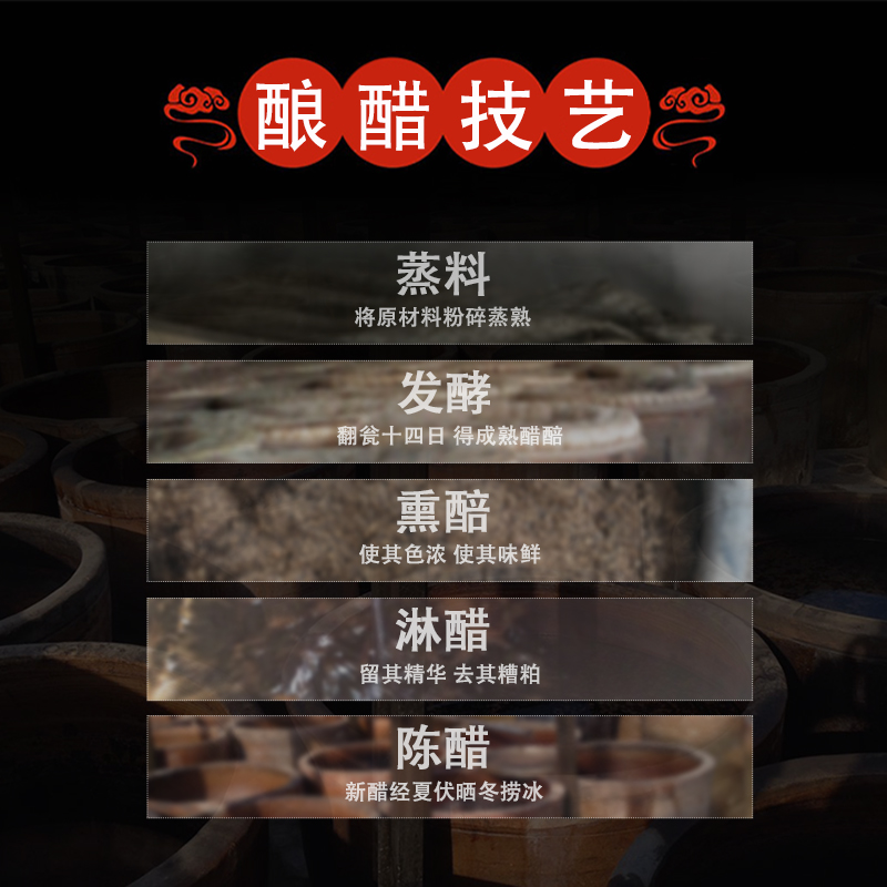 零添加山西陈醋正宗2500ml五谷陈酿手工食用家用自酿桶装纯粮-图0