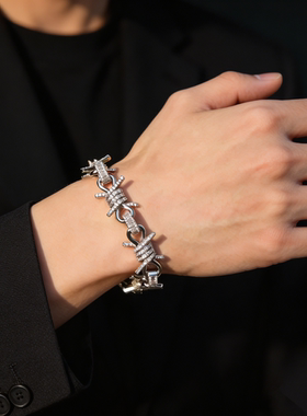 ASAPROCKY满钻古巴链同款嘻项链