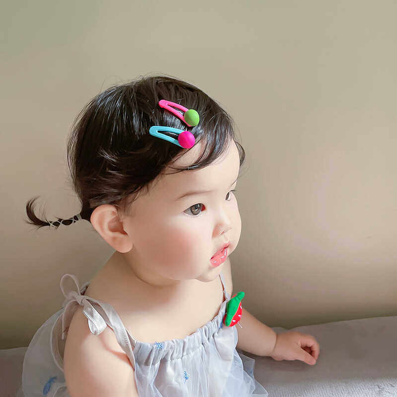 黄小妞彩色豆儿童发夹小女孩碎发夹bb夹不伤发宝宝侧边刘海夹发卡,淘宝优惠券,粉丝福利购,淘宝优惠卷