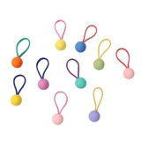 Маленькая детская безвредная милая резинка для волос для девочек, аксессуар для волос, коллекция 2021, не повреждает волосы