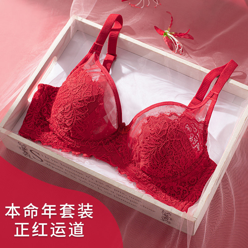 蝴蝶日记本命年内衣套装女虎年文胸 蝴蝶日记文胸