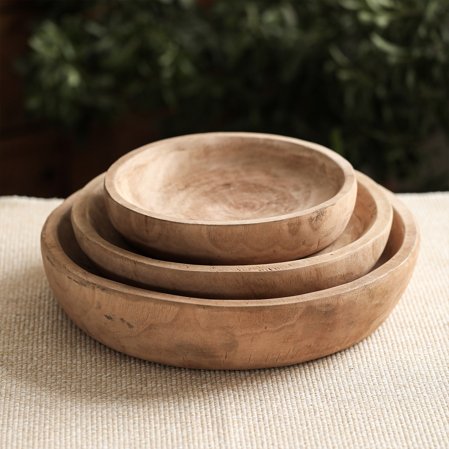 原木深口大圆盘收纳盘实木复古做旧果盘零食盘香薰托盘放钥匙摆件,淘宝优惠券,粉丝福利购,淘宝优惠卷