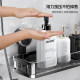Stainless steel suction cup wrought iron punch-free storage rack