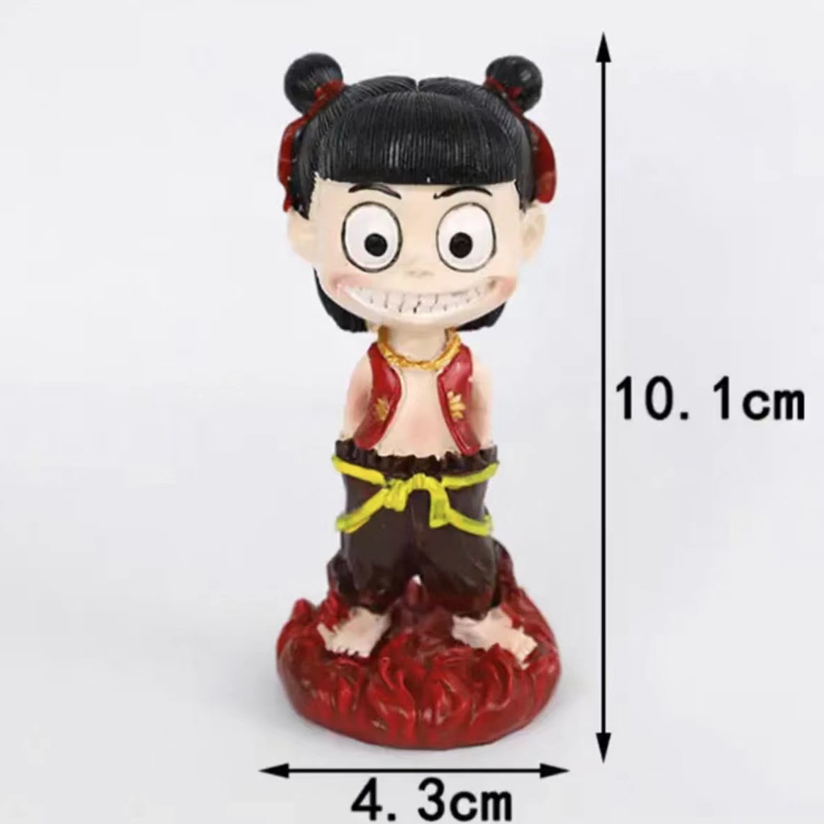 哪吒手办蛋糕装饰摆件网红创意生日烘焙哪吒插件插牌插签哪吒公仔