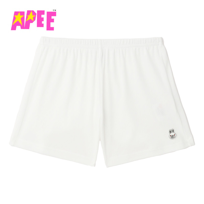 APEE女装秋冬卡通兔子刺绣休闲卫裤短裤F384A5P,淘宝优惠券,粉丝福利购,淘宝优惠卷