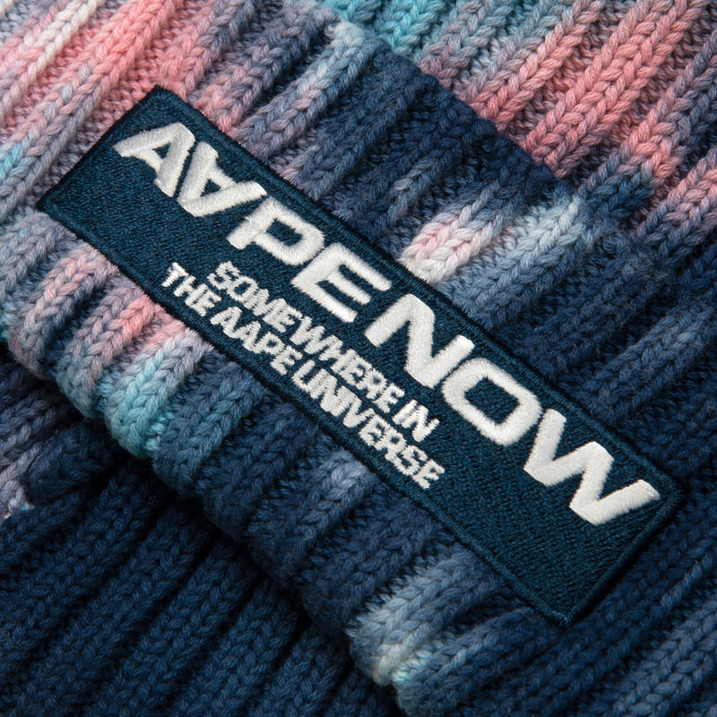 Aape旗舰店配饰字母刺绣潮流扎染休闲针织帽冷帽5287XXN,淘宝优惠券,粉丝福利购,淘宝优惠卷