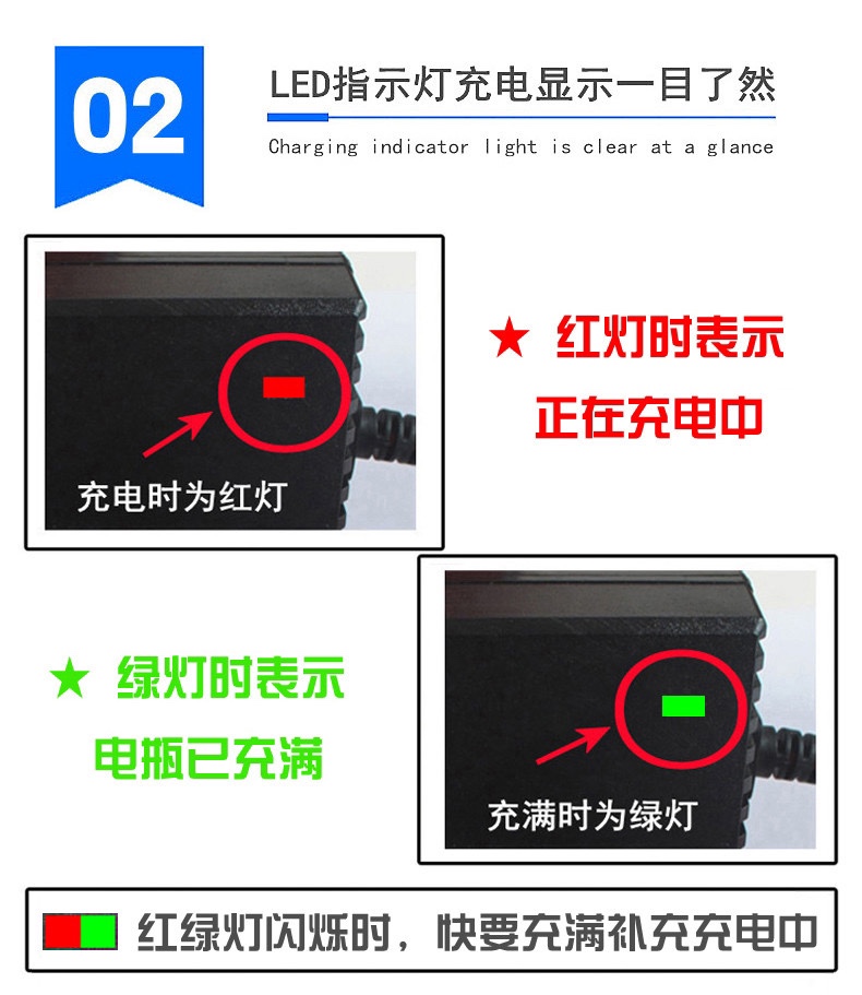 智能12v踏板摩托车电瓶充电器汽车通用型铅酸蓄电池12V修复充电机