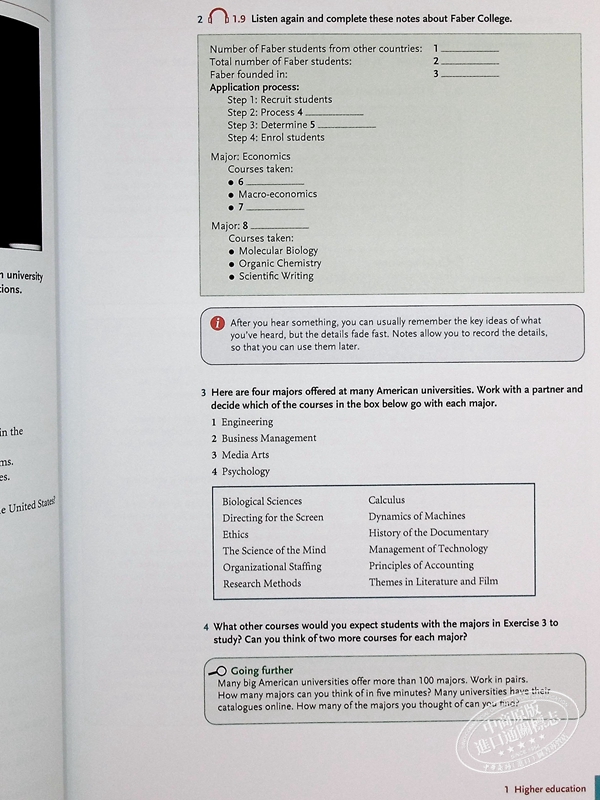 Listening and Note Taking Skills B2-C1 Coursebook EAP - Delta 学术英语EAP：听力和记笔记技巧课本含音频CD 大音 - 图1