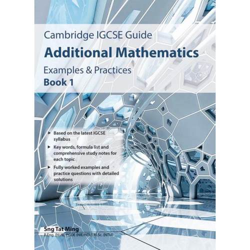 新加坡教辅剑桥IGCSE指南数学附加范例和练习2册套装 Additional Mathematics Examples Practice1-2 cpd备考-图0