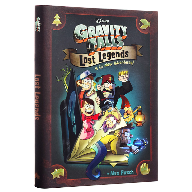 怪诞小镇3册 英文原版 Gravity Falls 英语全彩漫画设定集Journal 3 迪士尼出版Disney故事书籍 - 图1