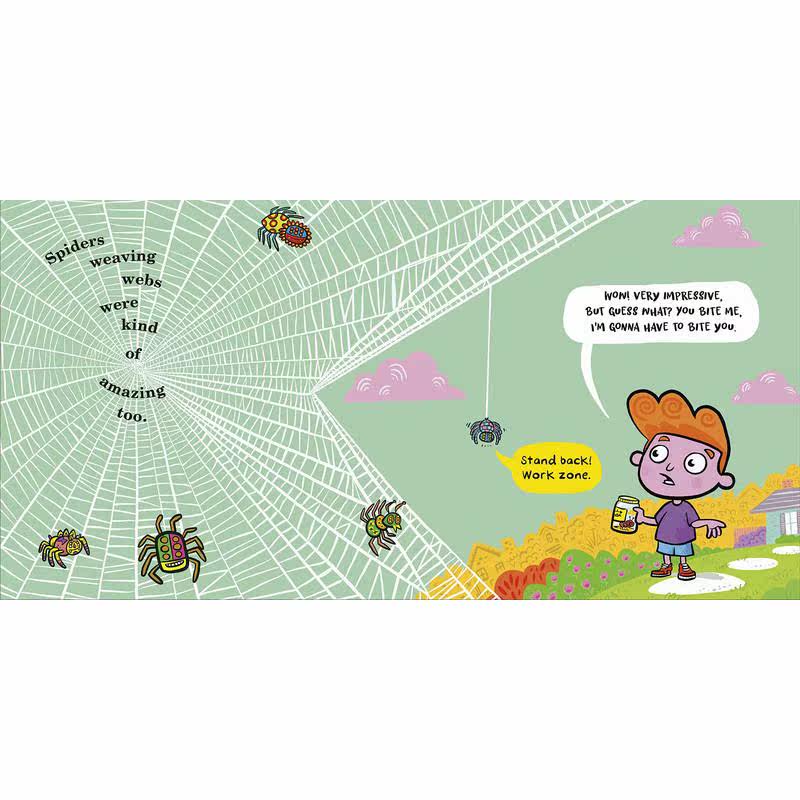 虫虫三文治 Brady Smith Bug Sandwich 英文原版 儿童绘本 趣味故事图画书 动物知识百科 精装绘本 进口图书 大音