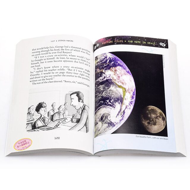 Stephen Hawking Stephen Hawking George's Secret Key to the Universe 6 volumes Original English version George's Secret Key Children's Universe Knowledge Popularization Youth Edition Universe Adventure Novel