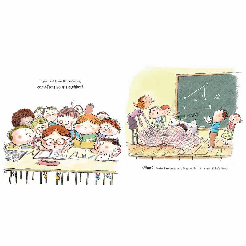 老师不会说的事 All the Things a Teacher Will Never Say英文原版 儿童绘本 搞笑趣味图画书 精装绘本 进口童书 大音