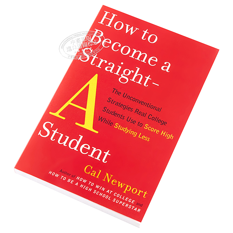 预售 如何成为有效学习的高手  How to Become a Straight-A Student 英文原版 Cal Newport - 图2