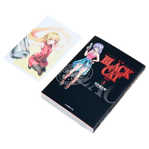 漫画 BLACK CAT 黑猫 爱藏版 首刷限定版 第3集 SHI CHUI Kentaro 台版漫画书 东立出版 大音 - 图0