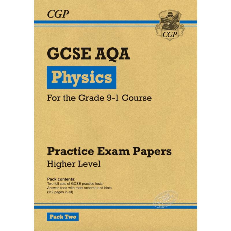 CGP Grade 9-1 GCSE Physics物理 AQA Practice Papers Higher Pack 1& 2套装英国进口原版书-图0