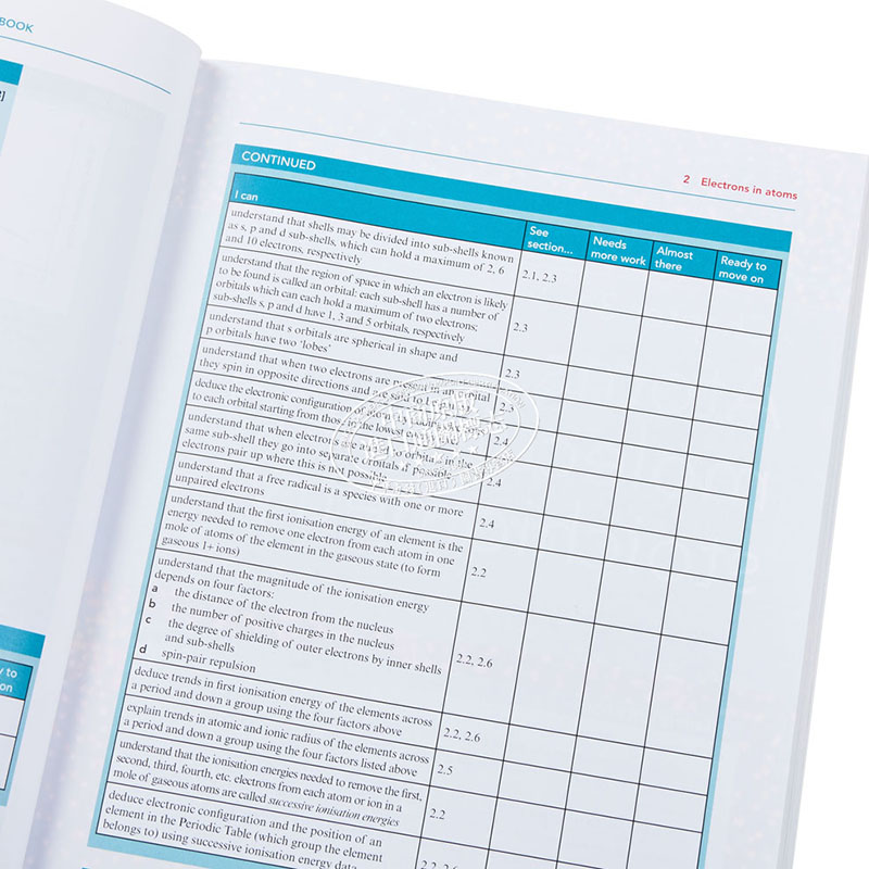 Cambridge International AS ALevel Chemistry Coursebook 正版剑桥国际AS Alevel考试化学教材课本带线上账号 - 图2